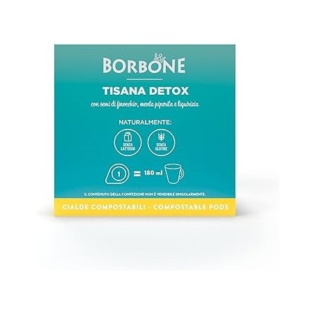 Borbone 18 Cialde Tisana Detox Sistema ESE